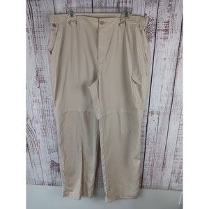 Columbia PFG Convertible Pants  Men’s 38w Cargo Shorts Omni Nylon Sun Protection